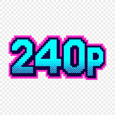 240p